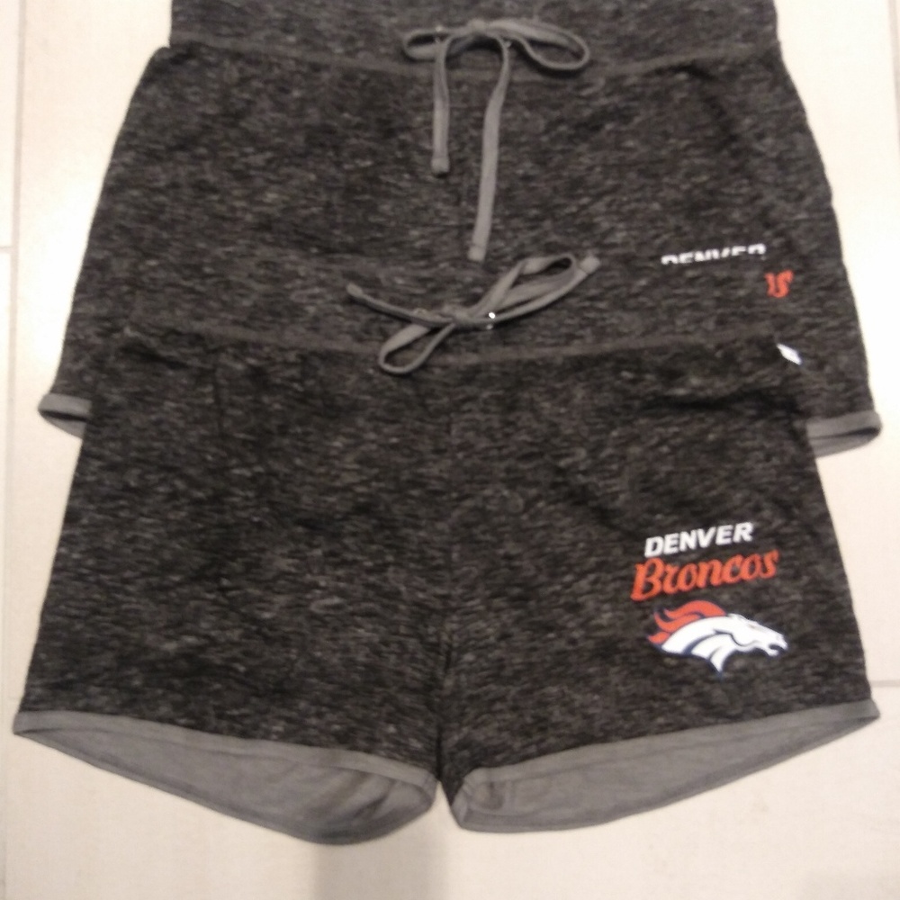 Gray Denver Broncos Shorts